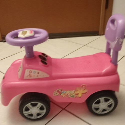 Lorelli My Friend Ride On Car walker, pink and purple