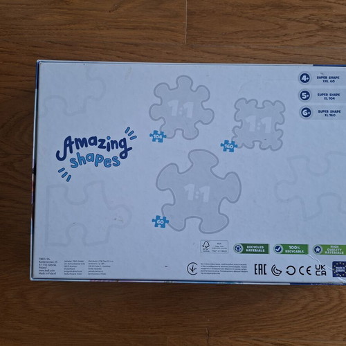 Frozen Super Shape XXL puzzle like new, 60 pieces, age 4+