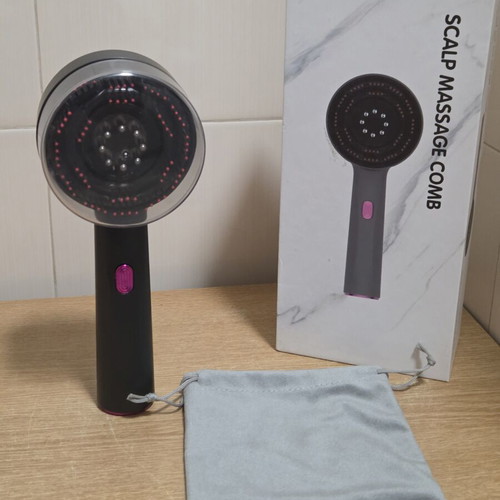 S Symefer Scalp Massage Comb 4 in 1 with Red Light Therapy, new