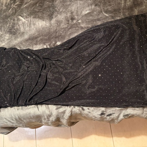 MindMatter midi strapless dress with studs black like new, size L