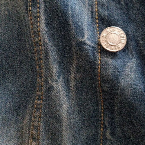 Men's denim vest sleeveless like new, blue
