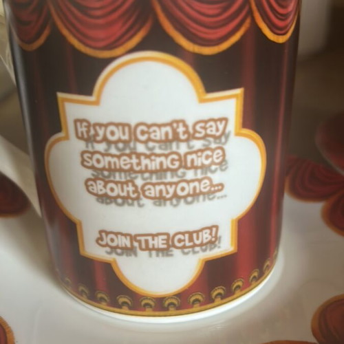 Muppets Statler & Waldorf Collectible Cup Set like new