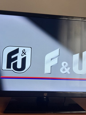 F&U television used, with HDMI and channels