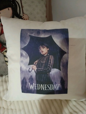 Wednesday pillow used decorative