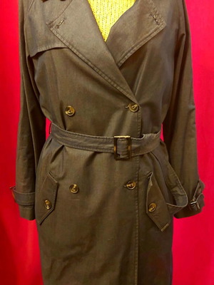 Pepe Jeans women's trench coat Medium denim fabric blue new