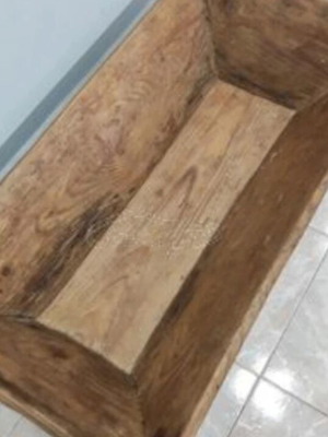 Wooden Vintage Trough over 100 Years Old like New, Solid Wood