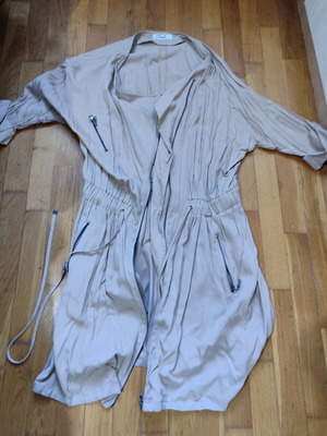 Axel semi-sheer dress beige like new, size 42