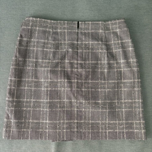 Checked skirt H&M like new, size M 38 10, black and grey