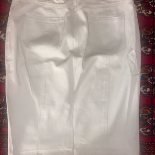 Burberry pencil skirt like new, denim fabric, beige, UK size 8