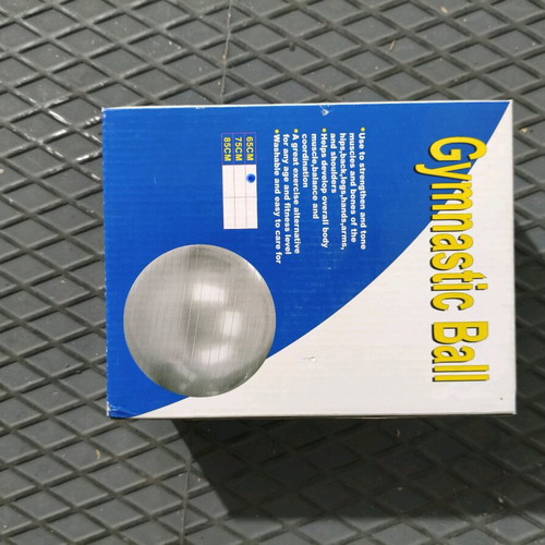 Exercise Ball 65cm new, anti-burst PVC for Pilates and Yoga