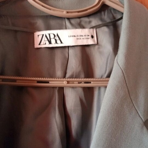 Zara jacket like new, gray, size XXL