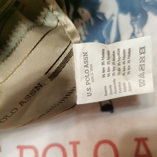 US Polo Assn. shoulder bag like new, beige with many pockets