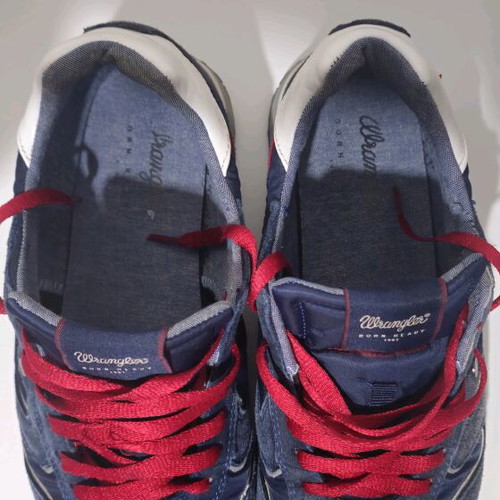 Wrangler men's sneakers used, navy blue, size 45