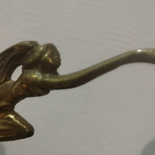 Bronze angel figure like new with screw base