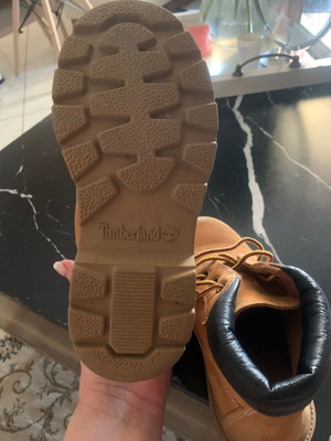 Timberland leather boots size 31 like new, brown