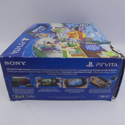 Sony PS Vita Wi-Fi Slim Phineas & Ferb празна кутия употребявана
