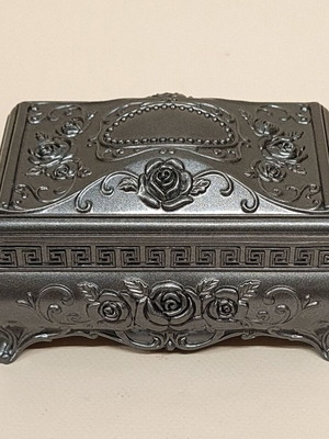 Music box jewelry case new metal