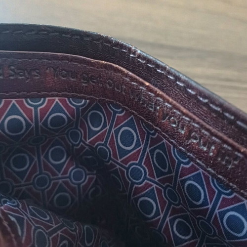 Ted Baker Δερμάτινο Ανδρικό Πορτοφόλι Καφέ Μεταχειρισμένο