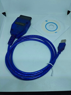 VAG-COM KKL 409.1 OBD2 Diagnostic Cable like new for VW Group FTDI CHIP