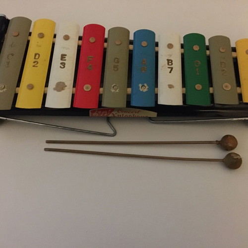 Metallic xylophone vintage used