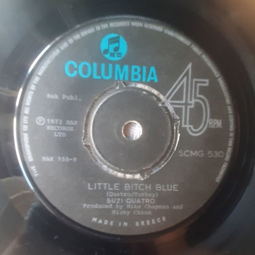 Suzi Quatro 48 Grash / Little Bitch Blue 7" single μεταχειρισμένο, rock