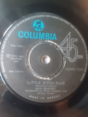 Suzi Quatro 48 Grash / Little Bitch Blue 7" single μεταχειρισμένο, rock