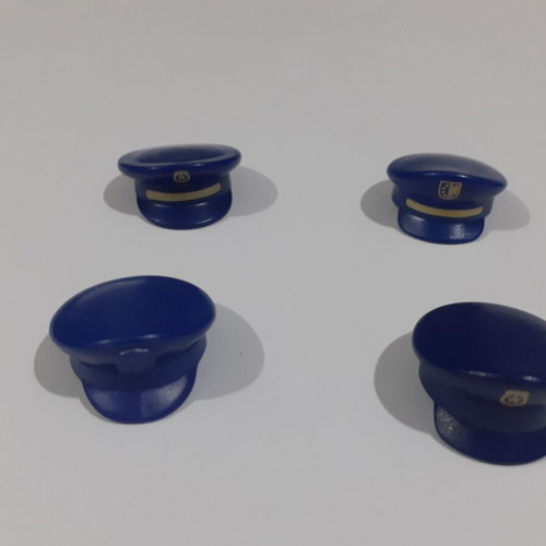 Playmobil police hats set like new