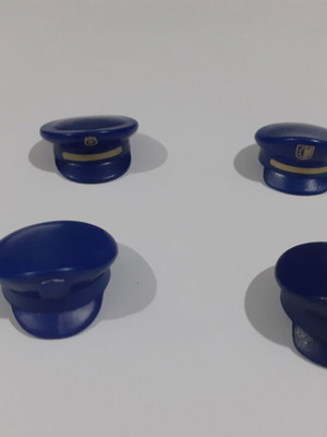 Playmobil police hats set like new