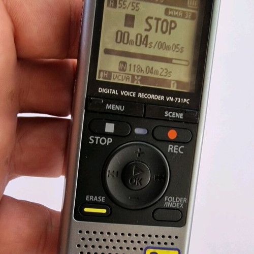 Olympus Digital Voice Recorder VN-731PC like new