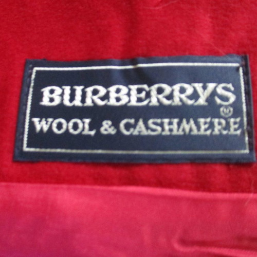 Burberrys women's jacket new, 70% wool 30% cashmere, burgundy red