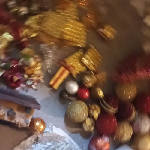 Christmas decorations used, large lot with angels and lights