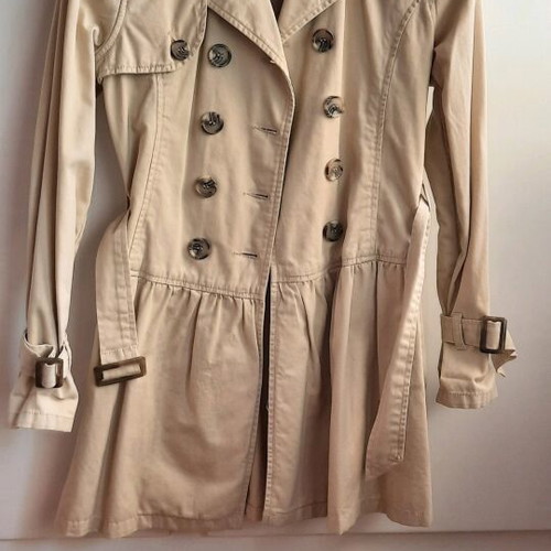 Benetton kids trench coat beige, new, size XL 10