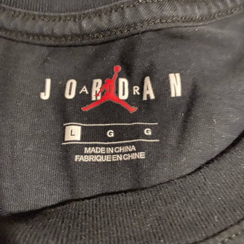 Jordan T-shirt size L used, black
