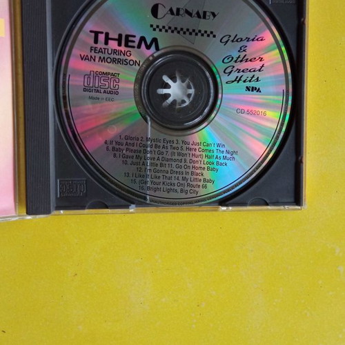 Them CD Featuring Van Morrison like new