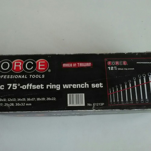 Force Professional Tools Offset Polygon Wrench Set 5 Pieces