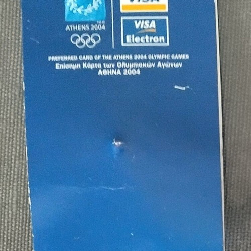 Athens 2004 Olympic Games pin like new, Visa sponsor