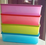 Tupperware Cubix rectangular containers set 2 pieces 1.4 liters new