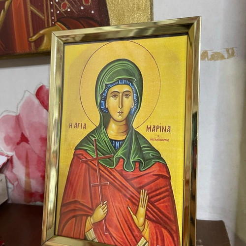 Saint Marina framed print 10x15cm new