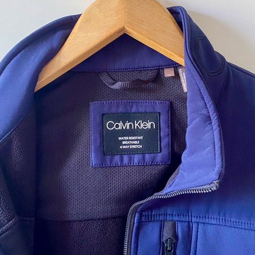 Calvin Klein Softshell Jacket Navy Size M Like New