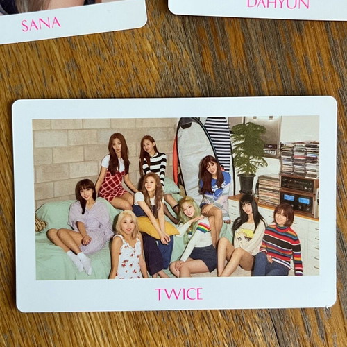 Twice Fancy Photocards like new with Jihyo, Sana, Dahyun, Tzuyu and group