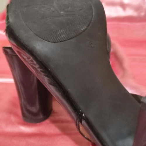 Women's hand-painted suede sandals size 39, used