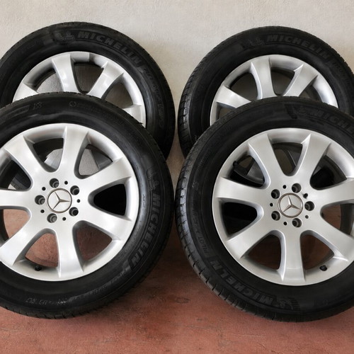 Mercedes-Benz wheels with Michelin tires 17" used, set of 4 for ML W164
