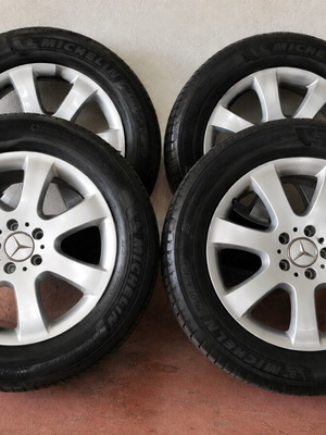 Mercedes-Benz wheels with Michelin tires 17" used, set of 4 for ML W164