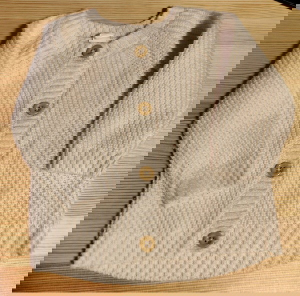 Ζέστη, πλεκτή ζακετούλα, H&M, 74 cm