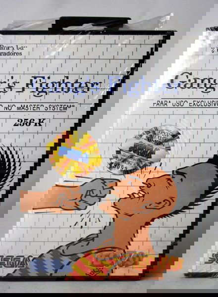 SEGA MASTER SYSTEM GANG'S FIGHTER TEC TOY ΔΕΚΑΕΤΙΑΣ 1990 ΣΦΡΑΓΙΣΜΕΝΟ !