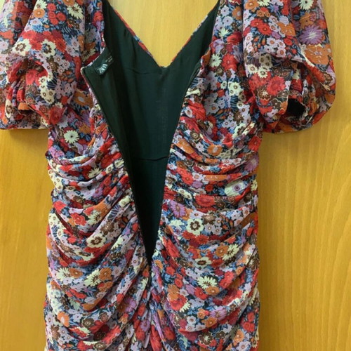 Zara mini dress like new, colorful, size small