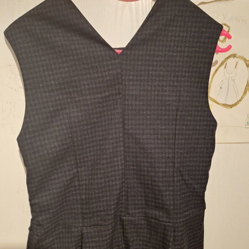 Helmi checked dress size Large like new