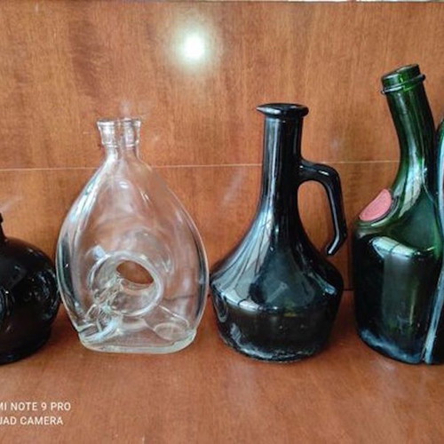 Beautiful used bottles