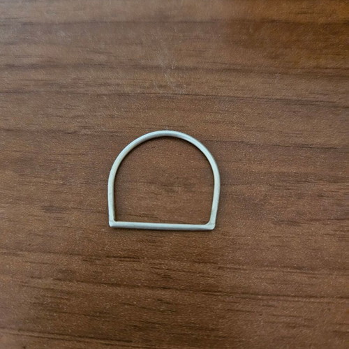 Handmade 925 silver ring new, matte finish