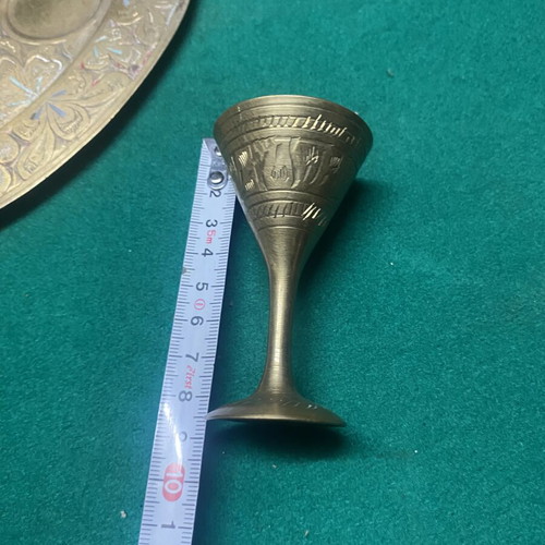 Brass Oriental Coffee Set like new